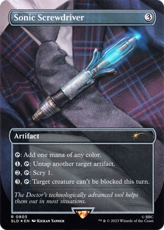 Sonic Screwdriver (0803) (Borderless) - Foil