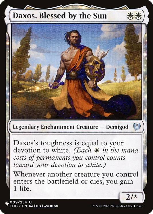 Daxos, Blessed by the Sun