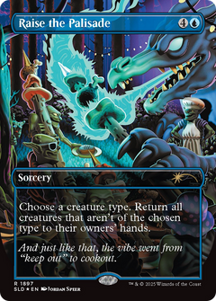Raise the Palisade (1897) (Borderless) - Foil