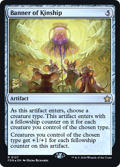 Banner of Kinship (0127) (Prerelease) - Foil