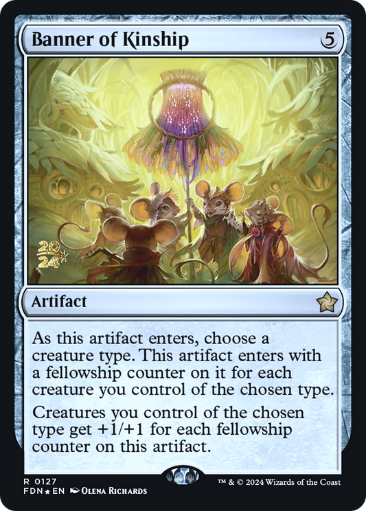 Banner of Kinship (0127) (Prerelease) - Foil