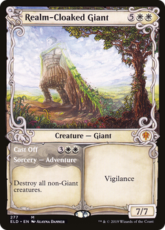Realm-Cloaked Giant // Cast Off (277) (Showcase)