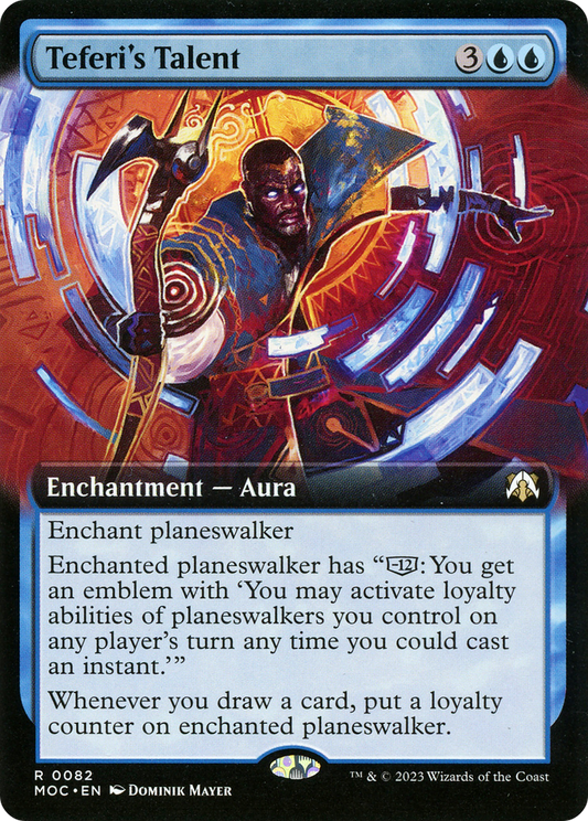 Teferi's Talent (0082) (Extended Art) - Foil
