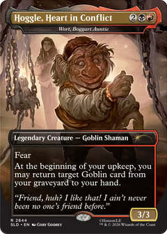 Hoggle, Heart in Conflict [Wort, Boggart Auntie] (2844) (Borderless) (SLD) - Foil