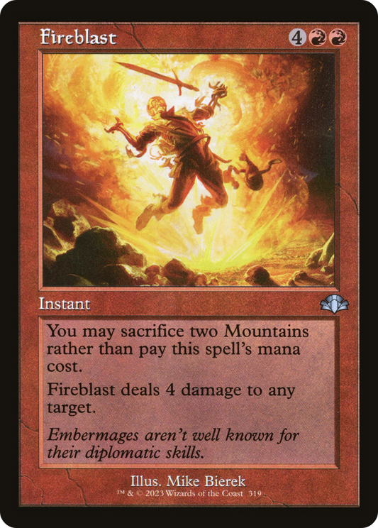 Fireblast (319) (Retro Frame) - Foil