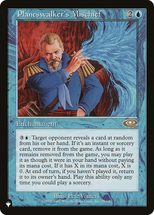 Planeswalker's Mischief (PLS-0029) (Retro Frame) (PLST)