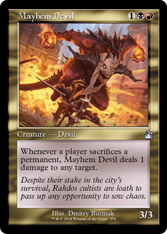Mayhem Devil (0374) (Retro Frame)