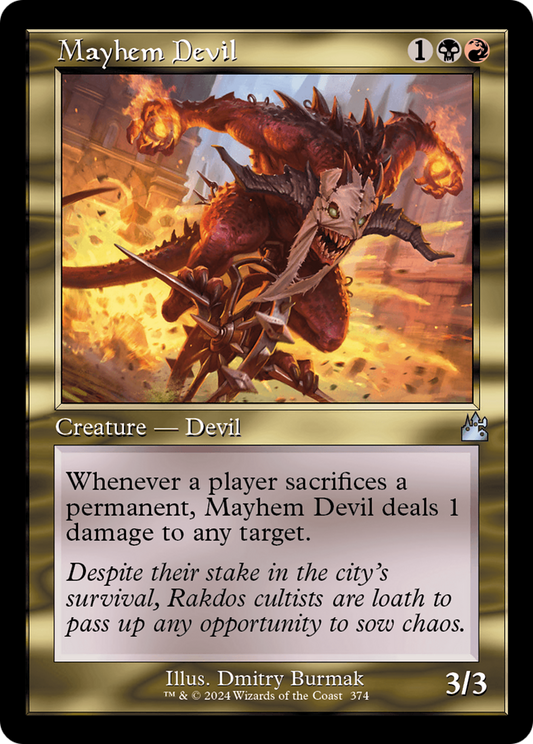 Mayhem Devil (0374) (Retro Frame)