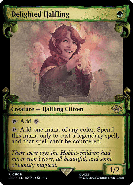 Delighted Halfling (0609) (Showcase) - Silver Foil