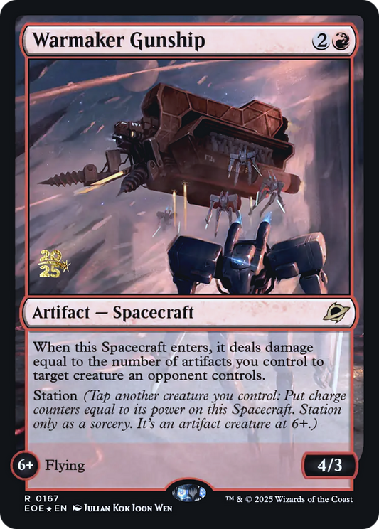 Warmaker Gunship (0167) (Prerelease) - Foil