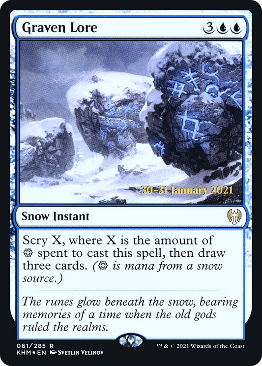 Graven Lore (061) (Prerelease) - Foil