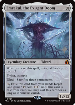 Emrakul, the Exigent Doom (0001) (Promo Pack) (PFRA) - Foil