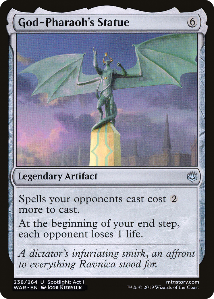 God-Pharaoh's Statue - Foil