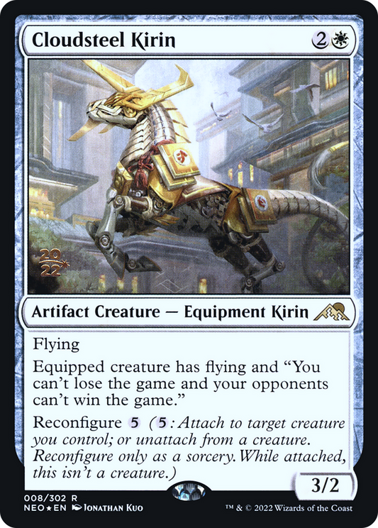 Cloudsteel Kirin (008) (Prerelease) - Foil