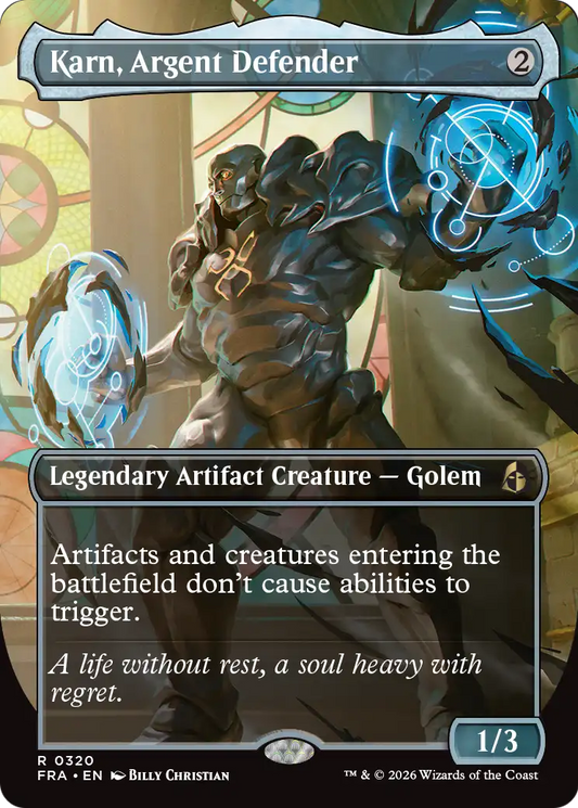 Karn, Argent Defender (0320) (Borderless) (FRA)