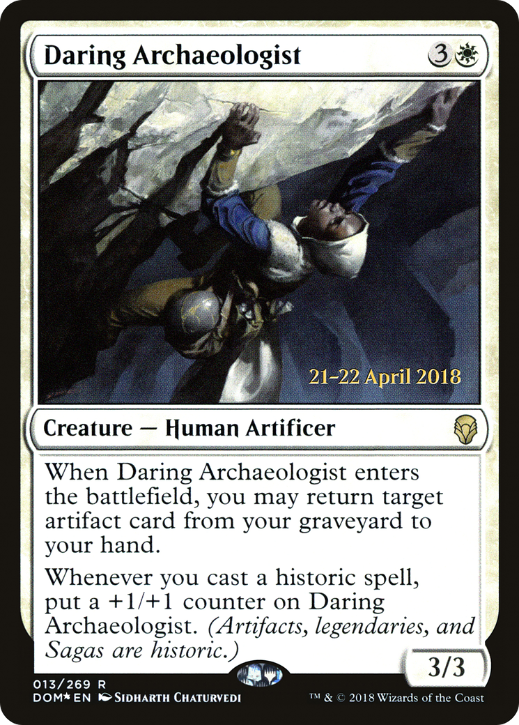Daring Archaeologist (013) (Prerelease) - Foil