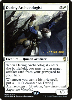 Daring Archaeologist (013) (Prerelease) - Foil