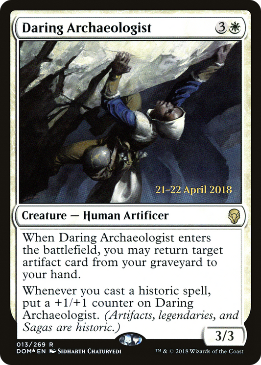 Daring Archaeologist (013) (Prerelease) - Foil
