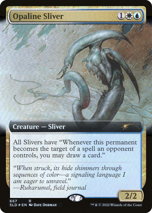Opaline Sliver (667) (Extended Art) - Foil