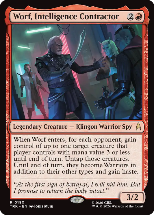 Worf, Intelligence Contractor (TRK)