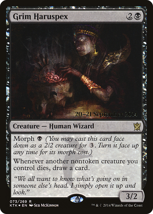 Grim Haruspex (073) (Prerelease) - Foil