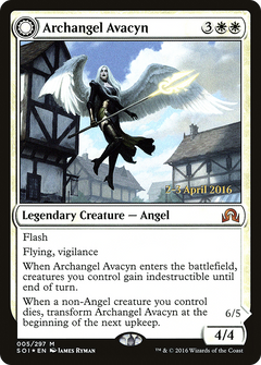 Archangel Avacyn // Avacyn, the Purifier (005) (Prerelease) (PSOI) - Foil