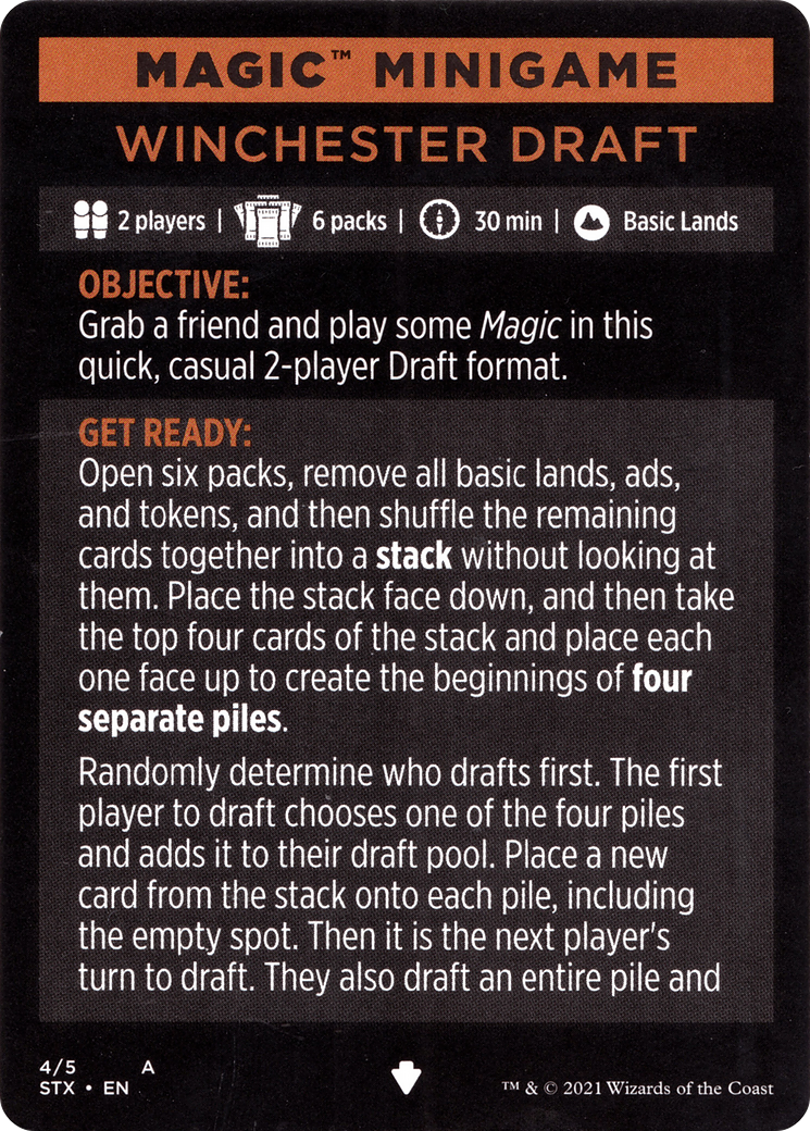 Magic Minigame: Winchester Draft (MSTX)