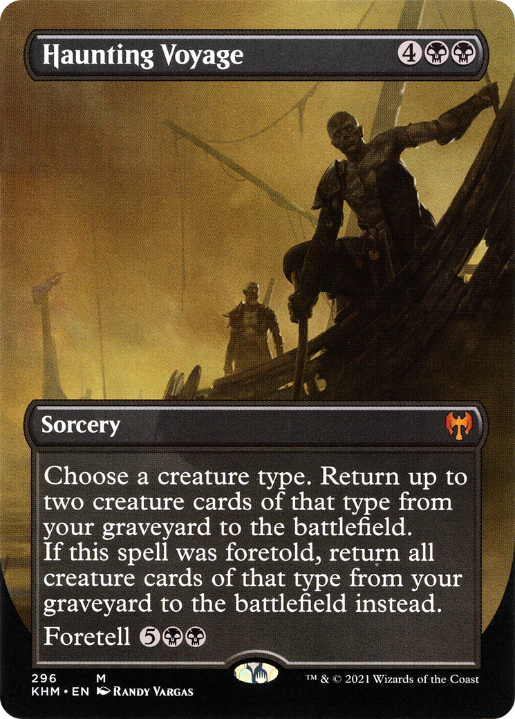 Haunting Voyage (296) (Borderless) - Foil