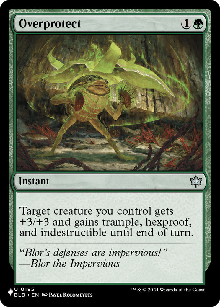 Overprotect (BLB-185) (PLST)