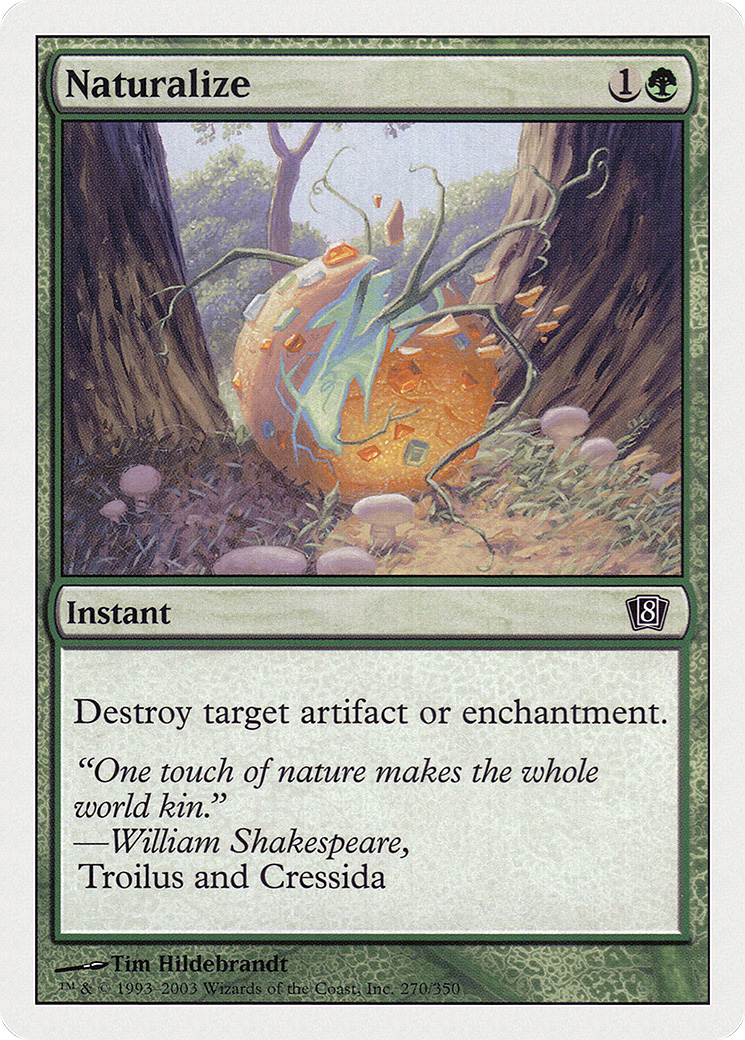 Naturalize (8th Edition) (Oversized) (Box Topper Promo) (O8TH)