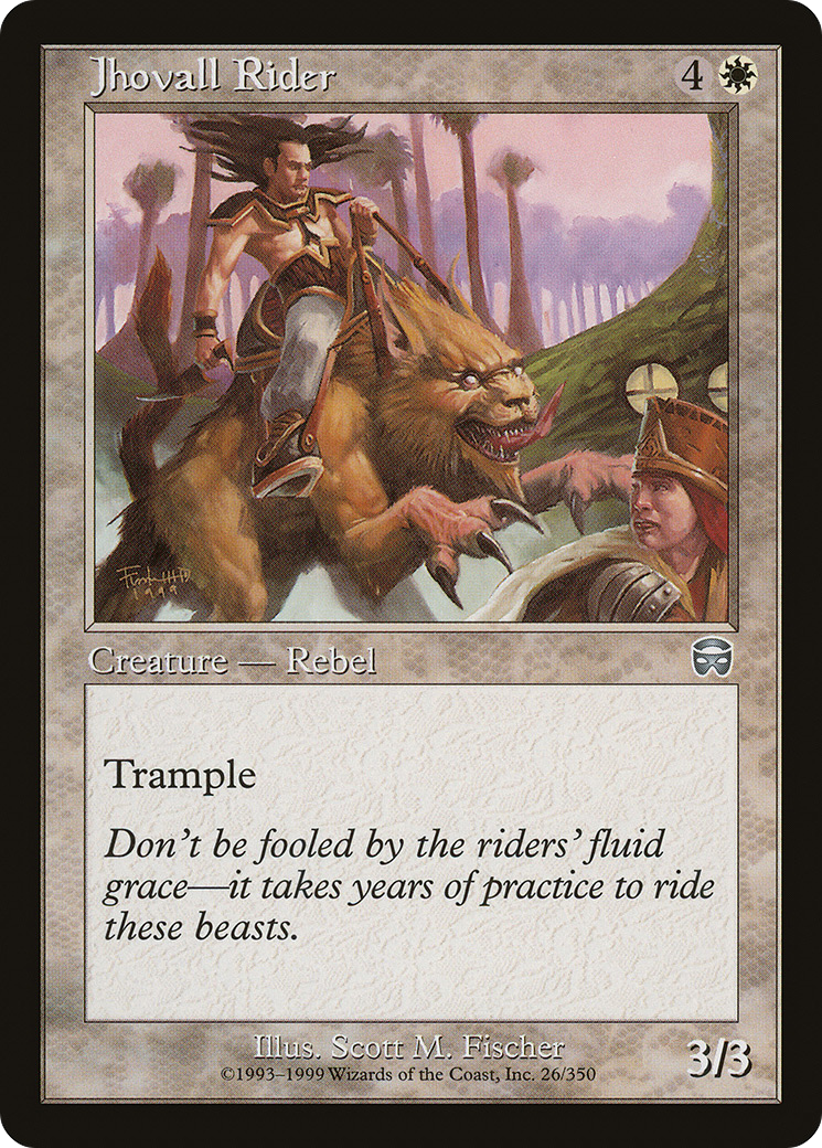 Jhovall Rider - Foil