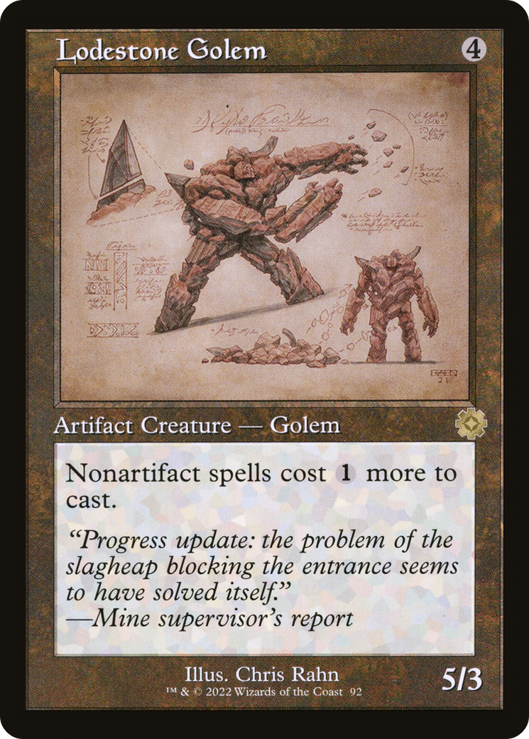 Lodestone Golem (092) (Showcase)