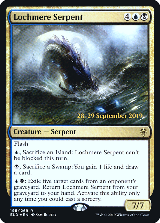 Lochmere Serpent (195) (Prerelease) - Foil