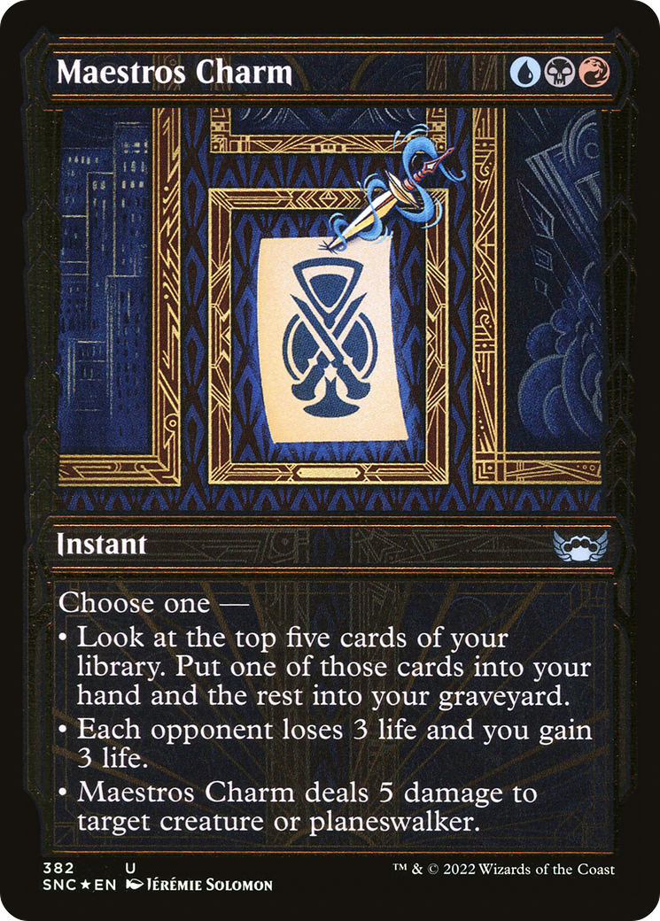 Maestros Charm (382) (Showcase) - Gilded Foil