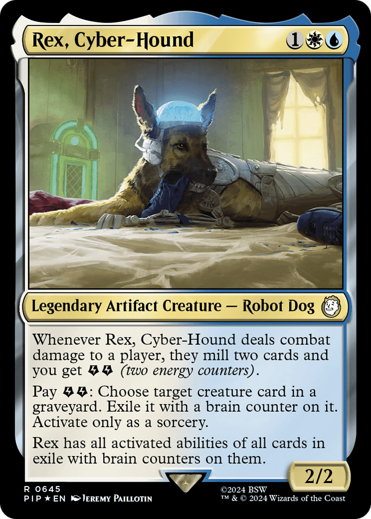 Rex, Cyber-Hound (0645) - Surge Foil