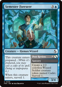 Semester Foreseer // Peer Review (FRA) - Foil