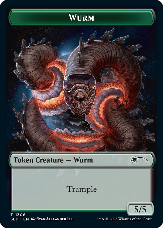 Wurm Token (1306) - Foil