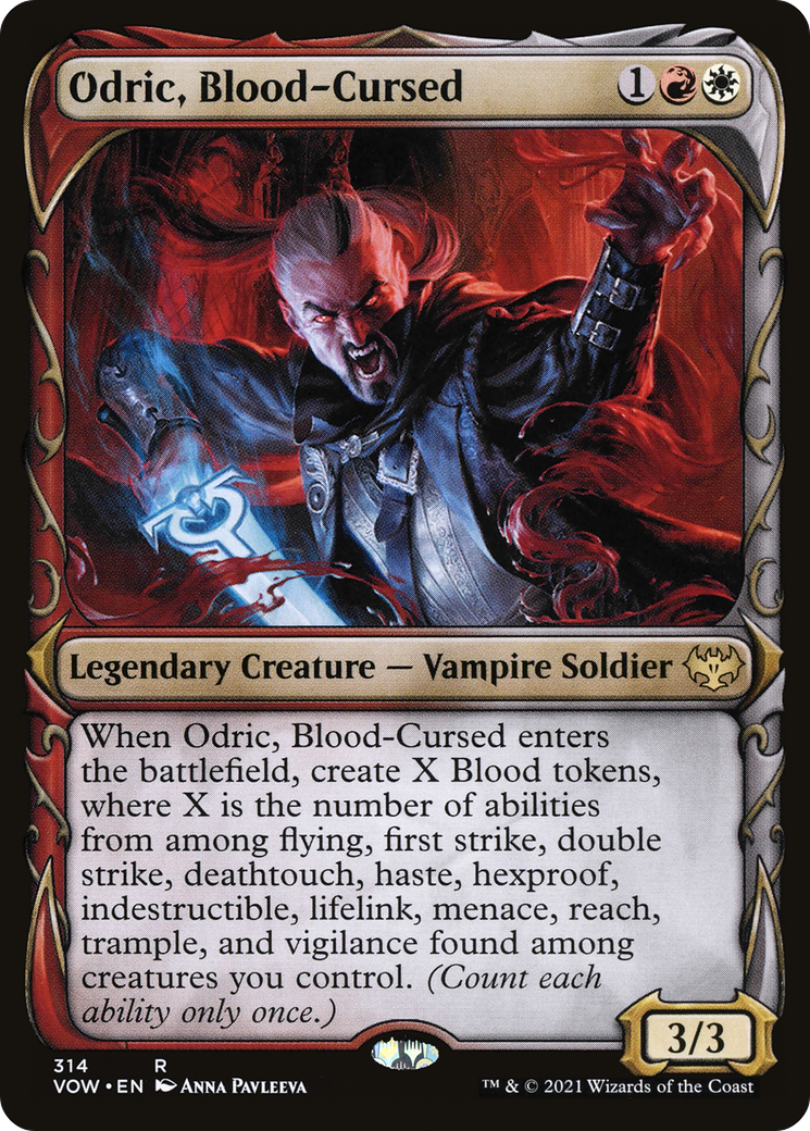 Odric, Blood-Cursed (314) (Showcase) - Foil