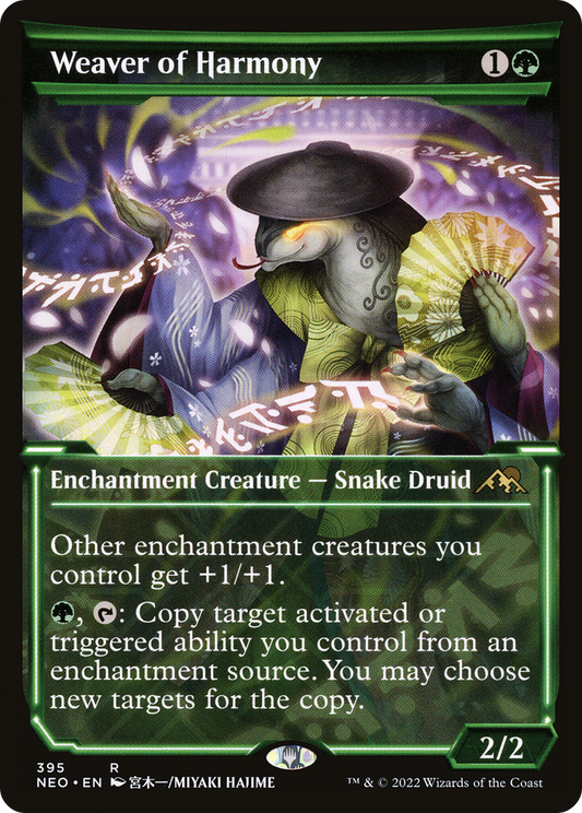 Weaver of Harmony (395) (Showcase) - Foil