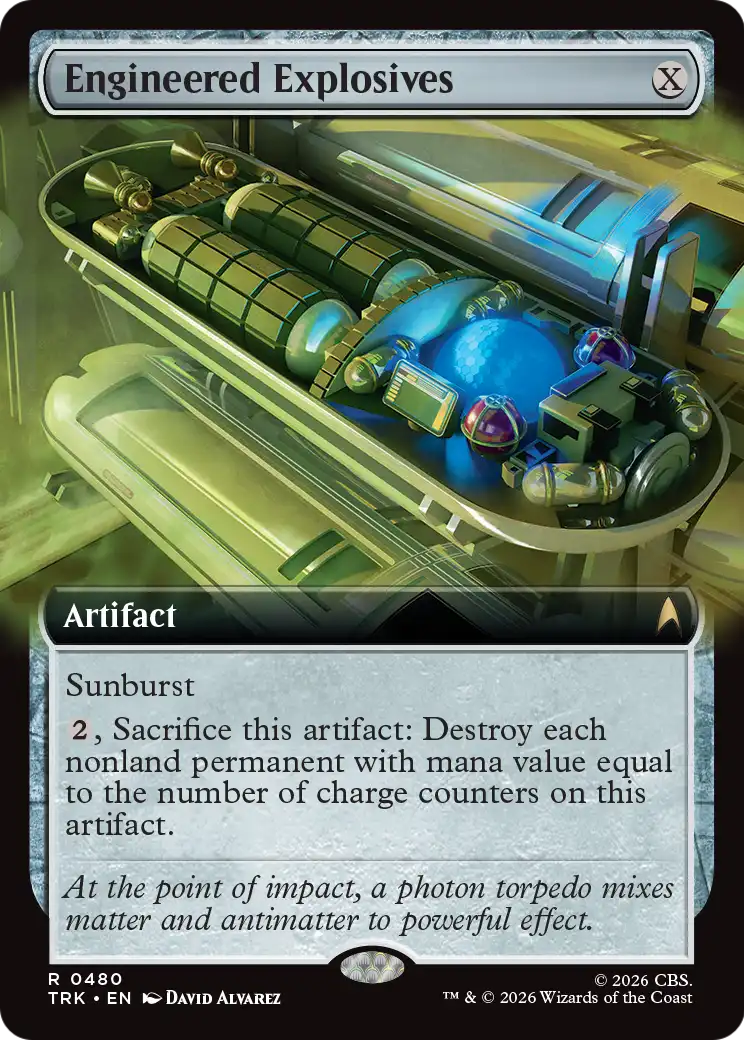 Engineered Explosives (480) (Extended Art) (TRK) - Foil