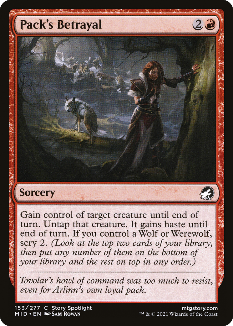 Pack's Betrayal - Foil