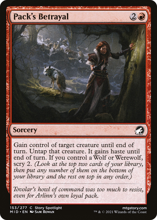 Pack's Betrayal - Foil