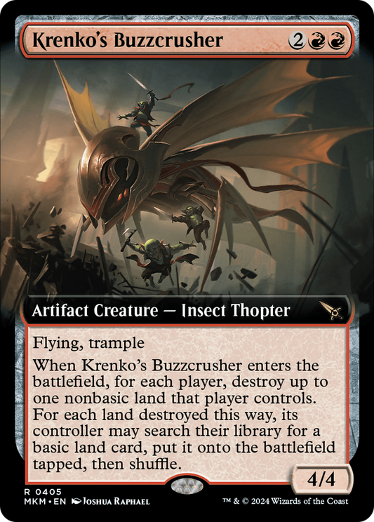 Krenko's Buzzcrusher (0405) (Extended Art)