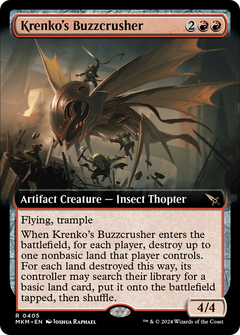 Krenko's Buzzcrusher (0405) (Extended Art) - Foil
