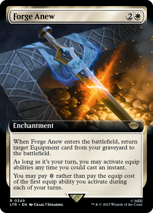 Forge Anew (0349) (Extended Art) - Foil