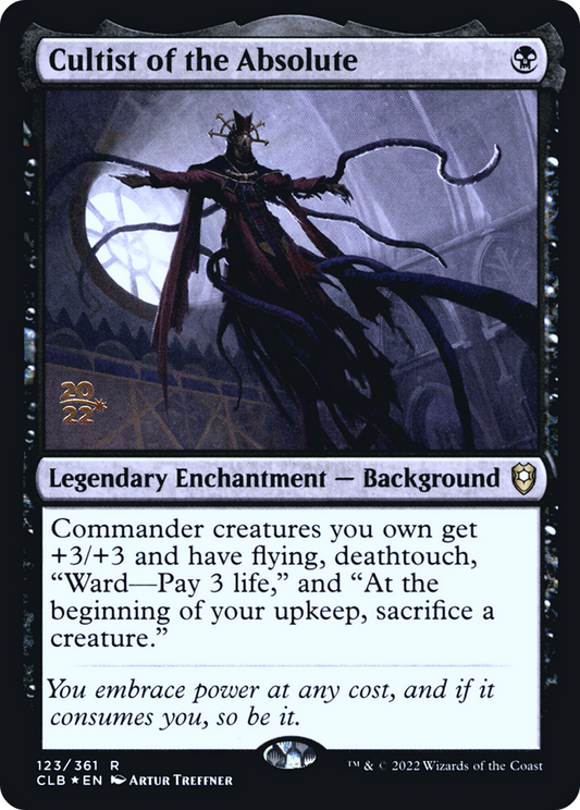 Cultist of the Absolute (123) (Prerelease) - Foil