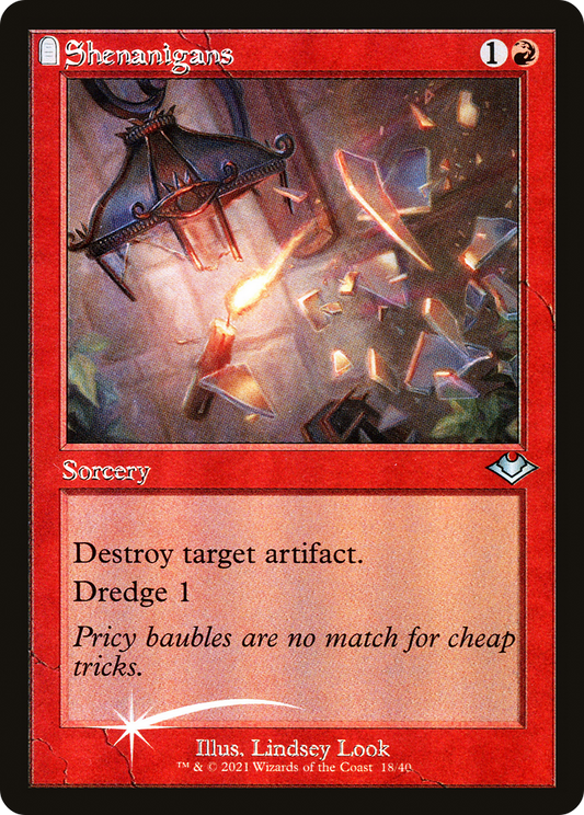 Shenanigans (018) (Retro Frame) - Foil Etched