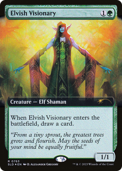 Elvish Visionary (0763) (Extended Art) - Foil