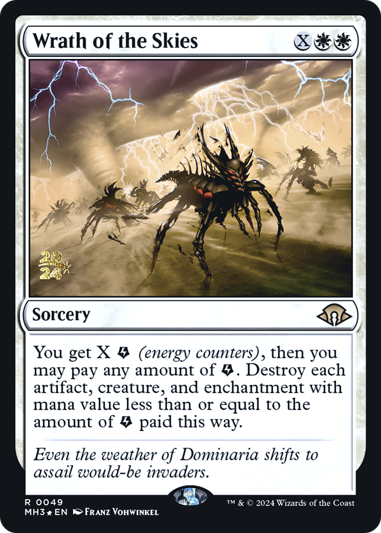Wrath of the Skies (0049) (Prerelease) - Foil