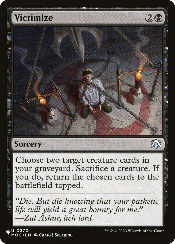 Victimize (MOC-270) (PLST)